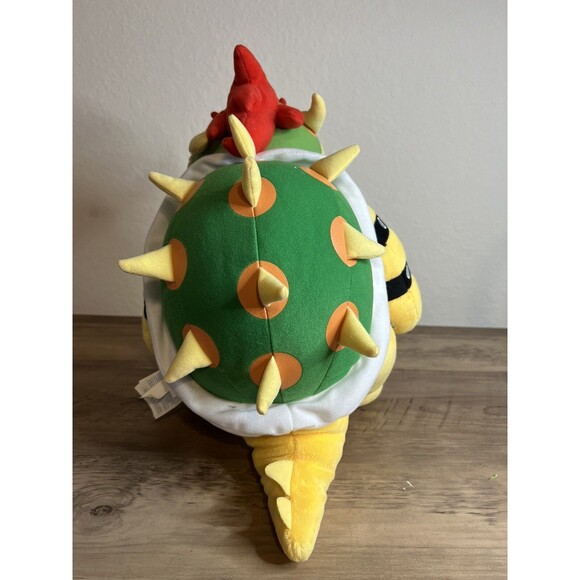 Build a Bear Super Mario Bowser Plush 15"‎ Tall CC 2021 Pre-Owned Excellent - Picture 9 of 12